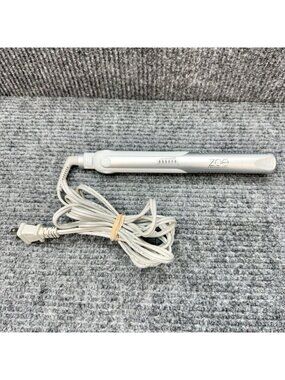 Zoe Professional Flat Iron Hair Straightener 1” 230-430F Silver White ZPRO0803